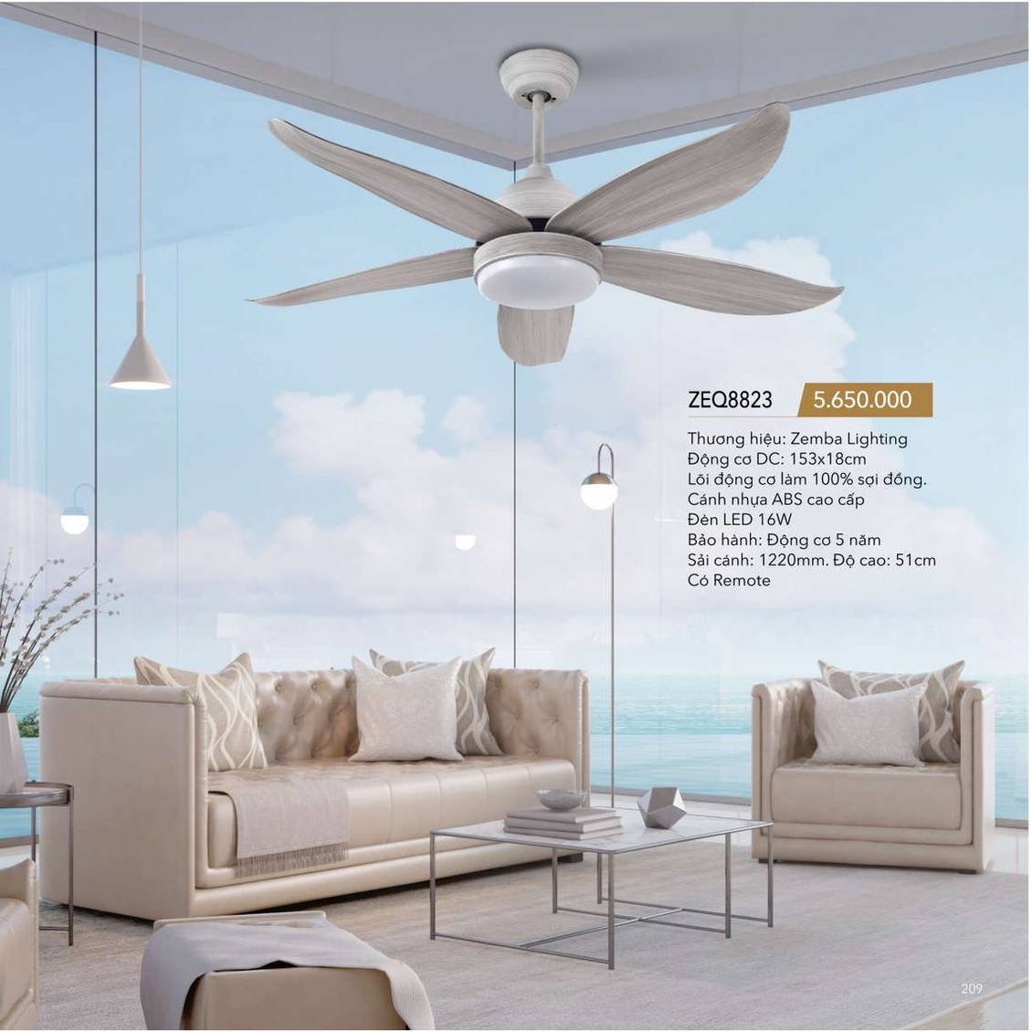 Đèn trang trí ZEMBA Lighting Catalogue và Bảng giá mới nhất /Page 